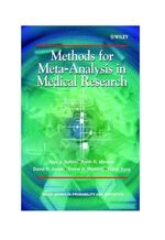 ISBN 9780471490661: Methods for Meta-Analysis in Medical Research
