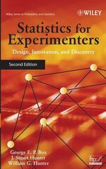 ISBN 9780471718130: Statistics for Experimenters - Design, Innovation, and Discovery