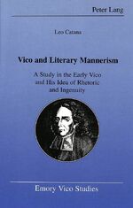 ISBN 9780820439631: Vico and Literary Mannerism – A Study in the Early Vico and His Idea of Rhetoric and Ingenuity