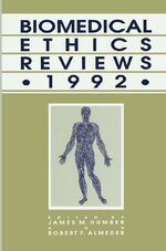 ISBN 9780896032408: Biomedical Ethics Reviews · 1992