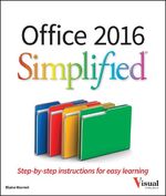 ISBN 9781119074748: Office 2016 Simplified