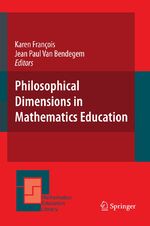 ISBN 9781441943972: Philosophical Dimensions in Mathematics Education