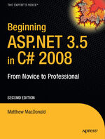 Beginning ASP.NET 3.5 in C# 2008 - From Novice to Professional