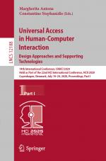 ISBN 9783030492816: Universal Access in Human-Computer Interaction. Design Approaches and Supporting Technologies – 14th International Conference, UAHCI 2020, Held as Part of the 22nd HCI International Conference, HCII 2020, Copenhagen, Denmark, July 19–24, 2020, Proceedings