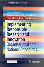 ISBN 9783030542863: Implementing Responsible Research and Innovation - Organisational and National Conditions