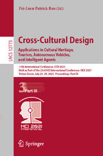 ISBN 9783030770792: Cross-Cultural Design. Applications in Cultural Heritage, Tourism, Autonomous Vehicles, and Intelligent Agents - 13th International Conference, CCD 2021, Held as Part of the 23rd HCI International Conference, HCII 2021, Virtual Event, July 24–29, 2021, Pr