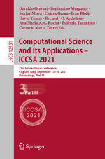 ISBN 9783030869694: Computational Science and Its Applications – ICCSA 2021 - 21st International Conference, Cagliari, Italy, September 13–16, 2021, Proceedings, Part III