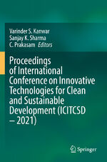 ISBN 9783030939380: Proceedings of International Conference on Innovative Technologies for Clean and Sustainable Development (ICITCSD – 2021)