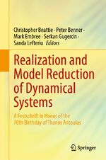 ISBN 9783030951566: Realization and Model Reduction of Dynamical Systems – A Festschrift in Honor of the 70th Birthday of Thanos Antoulas