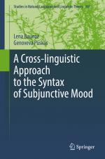 ISBN 9783031045394: A Cross-linguistic Approach to the Syntax of Subjunctive Mood