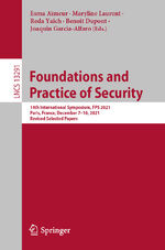 ISBN 9783031081460: Foundations and Practice of Security