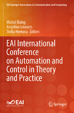 ISBN 9783031319693: EAI International Conference on Automation and Control in Theory and Practice