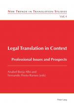 ISBN 9783034302845: Legal Translation in Context - Professional Issues and Prospects