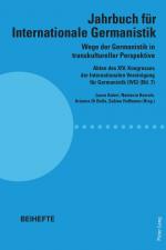 ISBN 9783034336611: Wege der Germanistik in transkultureller Perspektive - Akten des XIV. Kongresses der Internationalen Vereinigung für Germanistik (IVG) (Bd. 7) - Jahrbuch für Internationale Germanistik - Beihefte