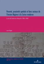 ISBN 9783034345279: Parenté, proximité spatiale et liens sociaux de l’Ancien Régime à la Suisse Moderne – Le cas de Corsier-sur-Vevey de 1700 à 1840