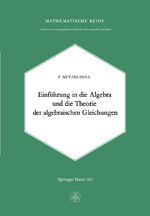 ISBN 9783034840279: Einleitung in die Algebra und die Theorie der Algebraischen Gleichungen