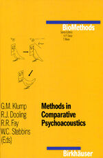 ISBN 9783034874656: Methods in Comparative Psychoacoustics