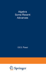 Herausgegeben:Passi, I. B. S.: Algebra Herausgegeben:Passi, I. B. S.: Algebra