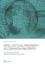 ISBN 9783038050391: Intellectual Property is Common Property - Arguments for the abolition of private intellectual property rights