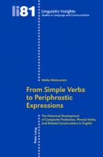 ISBN 9783039116751: From Simple Verbs to Periphrastic Expressions - The Historical Development of Composite Predicates, Phrasal Verbs, and Related Constructions in English