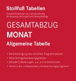 ISBN 9783083436249: Tabelle, Gesamtabzug 2024 Monat Sonderausgabe Dezember