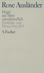 ISBN 9783100015150: Hügel / aus Äther / unwiderruflich - Gedichte und Prosa 1966-1975