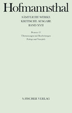 17., Dramen. - 15. Herausgeber von Gudrun Kotheimer und Ingeborg Beyer-Ahlert