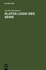 ISBN 9783110001495: Platos Logik des Seins