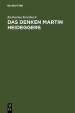 ISBN 9783110001525: Das Denken Martin Heideggers - Die grosse Wende der Philosophie