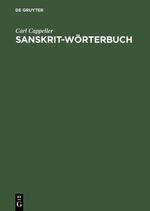 ISBN 9783110001914: Sanskrit-Wörterbuch - Nach den Petersburger Wörterbüchern bearbeitet