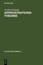 ISBN 9783110019827: Approximationstheorie