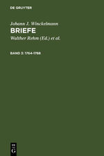 ISBN 9783110032161: Johann J. Winckelmann: Briefe / 1764-1768