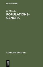 ISBN 9783110035582: Populationsgenetik