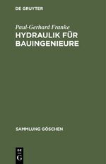 ISBN 9783110039009: Hydraulik für Bauingenieure