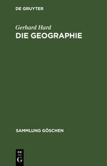 Die Geographie - eine wissenschaftstheoret. Einführung