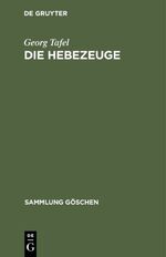 ISBN 9783110061208: Die Hebezeuge