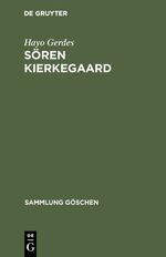 ISBN 9783110062939: Sören Kierkegaard - Leben und Werk