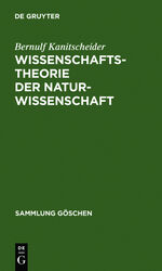Bernulf Kanitscheider: Wissenschaftstheo Bernulf Kanitscheider: Wissenschaftstheo
