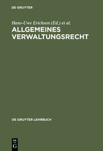 ISBN 9783110078282: Allgemeines Verwaltungsrecht