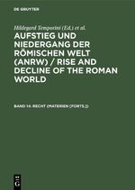 Temporini, Hildegard Haase, Wolfgang: Au Temporini, Hildegard Haase, Wolfgang: Au