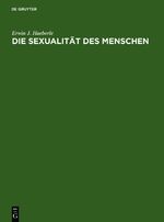 ISBN 9783110087536: Die Sexualität des Menschen - Handbuch und Atlas