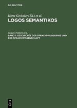 ISBN 9783110087727: Logos Semantikos / Geschichte der Sprachphilosophie und der Sprachwissenschaft