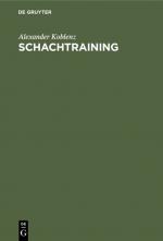 ISBN 9783110088182: Schachtraining