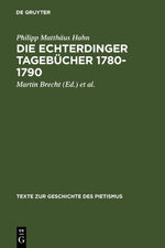 Die Echterdinger Tagebücher 1780-1790