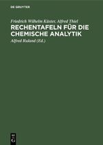 Rechentafeln für die chemische Analytik