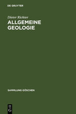 ISBN 9783110104165: Allgemeine Geologie