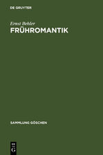 ISBN 9783110118889: Frühromantik