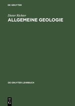 ISBN 9783110122428: Allgemeine Geologie