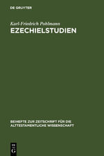 ISBN 9783110129762: Ezechielstudien