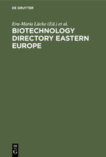 ISBN 9783110136746: Biotechnology Directory Eastern Europe